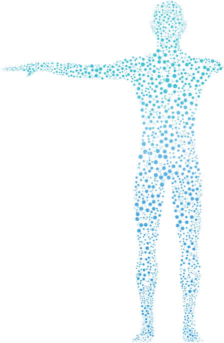 Imagem de um homem com braços abertos